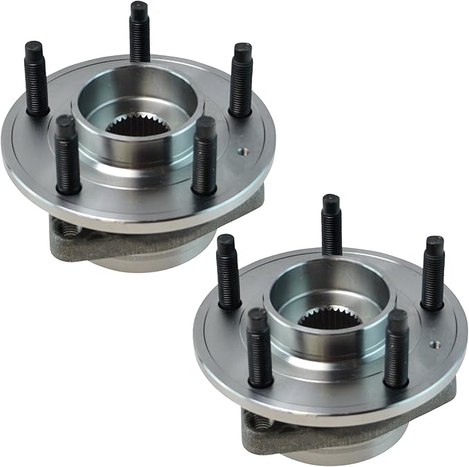 TRQ Left and Right Wheel Bearing and Hub Assembly Set 2 Piece Compatible with 11-15 Chevrolet Volt 12-17 Buick Verano 13-16 Cadillac ATS 13-15 ATS All Wheel Drive 2016 ATS L4 2.0L All Wheel Drive