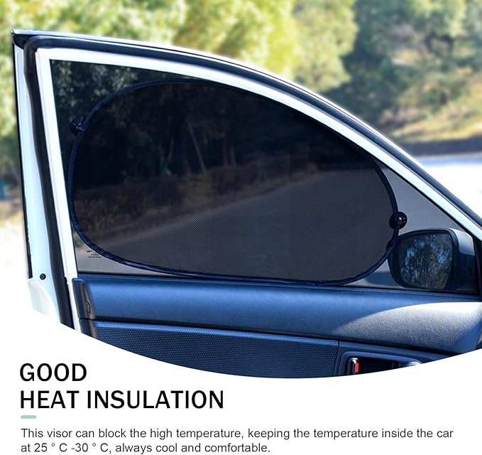 2PCS Universal Auto Window Shade, Car Sunshade, Baby Side Window Car Sun Shades, Blocks Over 98% of Harmful UV Rays, Provides Glare and UV Protection