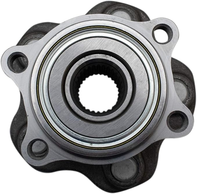 TRQ Rear Left and Right Wheel Bearing and Hub Assembly 2 Piece Set Compatible with 2003-2006 Infiniti G35 / 2007 G35 Coupe Only / 2003-2009 Nissan 350Z