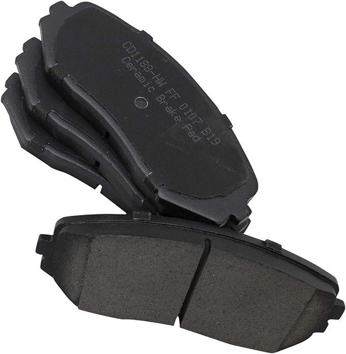 TRQ Front Brake Pads Ceramic Compatible with 2006-2013 Suzuki Grand Vitara