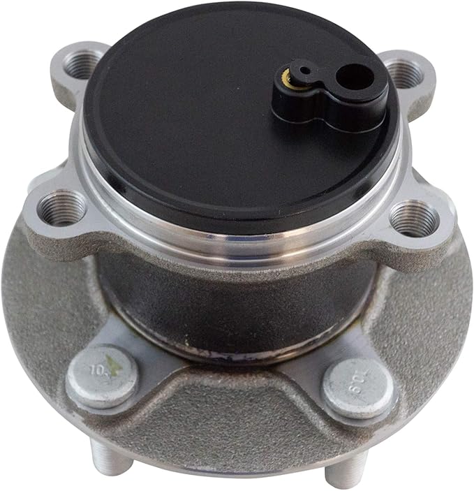 TRQ Rear Left and Right Wheel Bearing and Hub Assembly Set 2 Piece Compatible with 2014-2018 Mazda 3 Japan Built Models 1st VIN Digit J