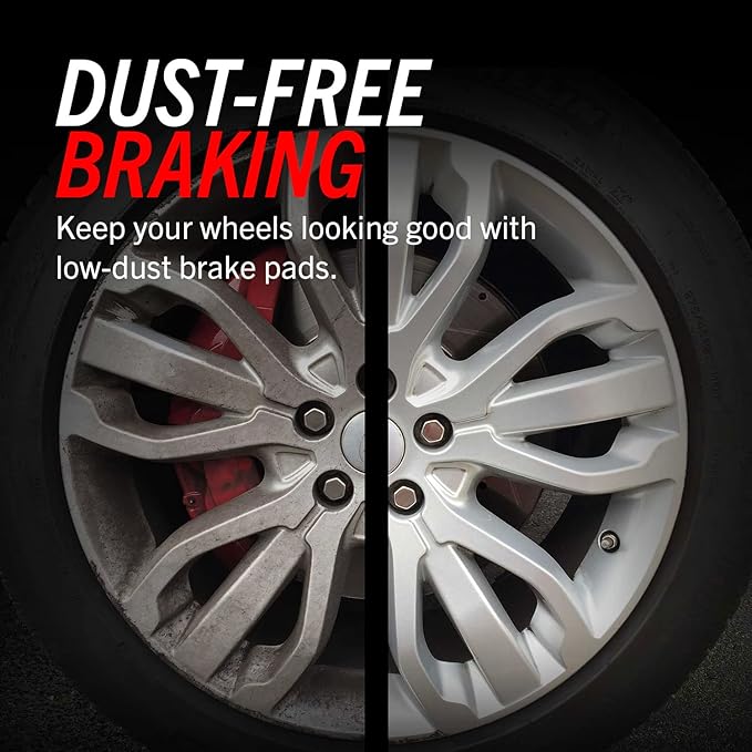 PowerStop Front Brake Kit For Tesla S 2012-21 | Tesla X 2016-21 - Carbon Fiber Ceramic Brake Pads + Drilled & Slotted Rotors Upgrade, K6798-26