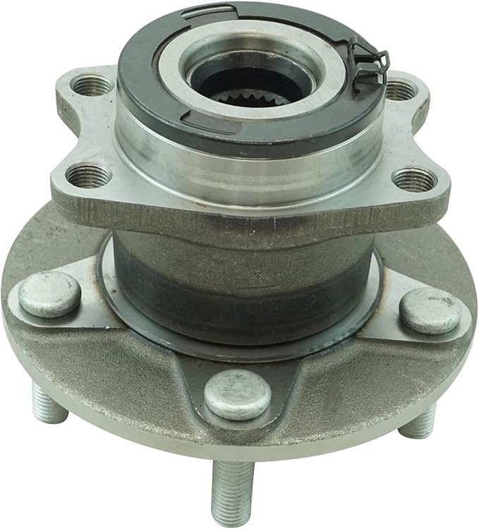 TRQ 2 Piece Rear Wheel Bearing & Hub Assembly Set AWD Compatible with 2007-2013 Mitsubishi Outlander
