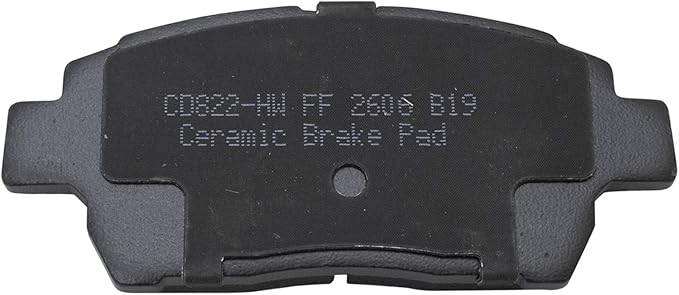 TRQ Front Brake Pads Ceramic Hardware Compatible with 2012-2015 Scion iQ 2004-2006 xA xB 2000 Toyota Celica 2001-2005 Echo 2000-2005 MR2 Spyder 2001-2009 Prius