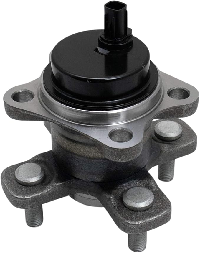 TRQ 2 Piece Rear Wheel Bearing & Hub Assembly Set with ABS Sensor Compatible with 2012-2015 Scion iQ