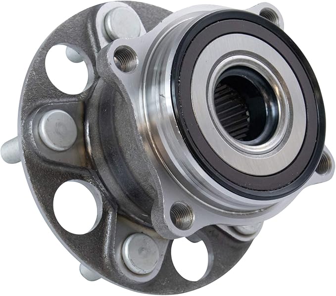 TRQ Rear Left and Right Wheel Bearing and Hub Assembly Set 2 Piece Compatible with 2014-2016 Acura MDX AWD with ABS