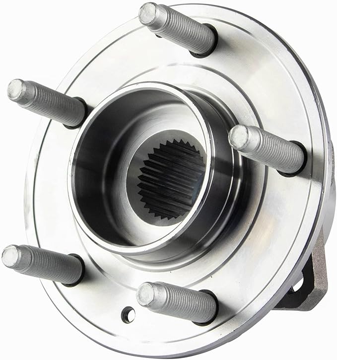 TRQ Left and Right Wheel Bearing and Hub Assembly Set 2 Piece Compatible with 16-19 Chevrolet Malibu 18-19 Buick Cascada 16-18 Envision 17-18 Envision AWD 17-19 Lacrosse 17-19 Lacrosse AWD