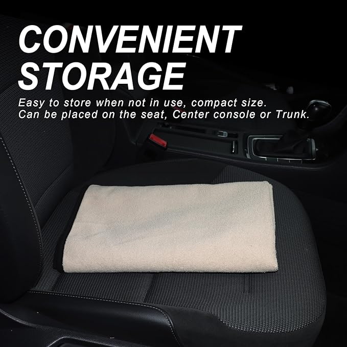 Car Seat Cover Protector Front Seats,for Gym Workout,Running,Swimming,Beach and Hiking,Waterproof Sweat Towel Bucket Seat Covers for Cars SUV Trucks (Off-White, 2Pcs)