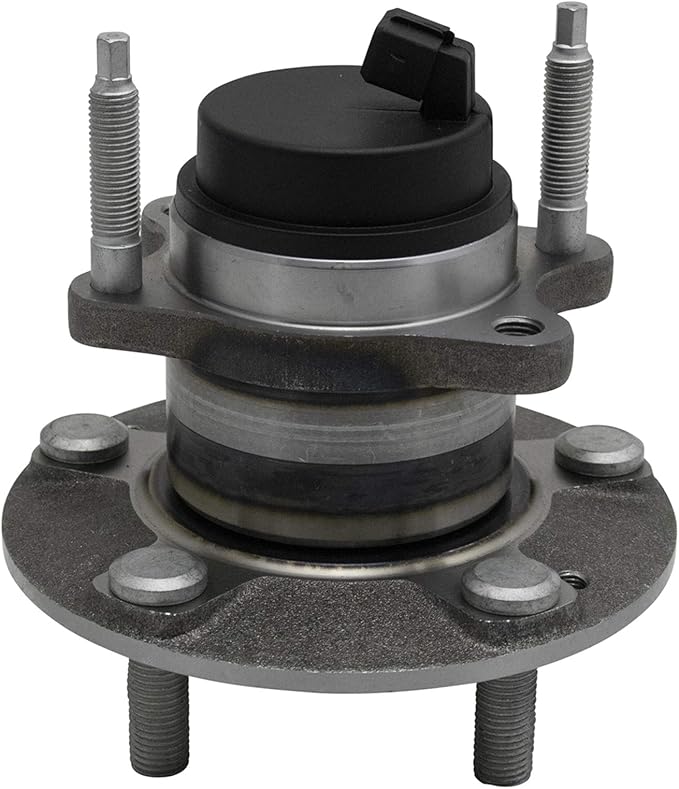 TRQ Rear Left and Right Wheel Bearing and Hub Assembly Set 2 Piece Compatible with 2010-2013 Kia Forte 2010-2013 Forte Koup