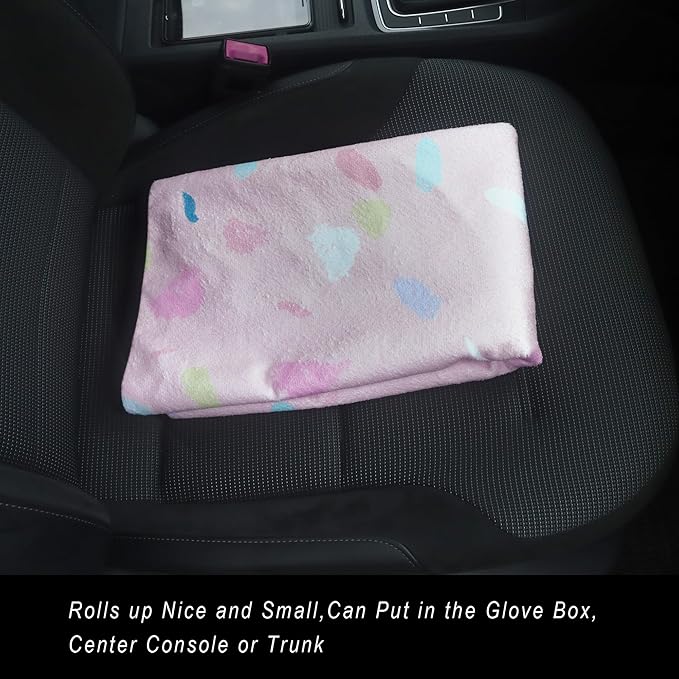 Car Seat Cover Protector Front Seats,for Gym Workout,Running,Swimming,Beach and Hiking,Waterproof Sweat Towel Bucket Seat Covers for Cars SUV Trucks (Pink Marbling, 1Pcs)