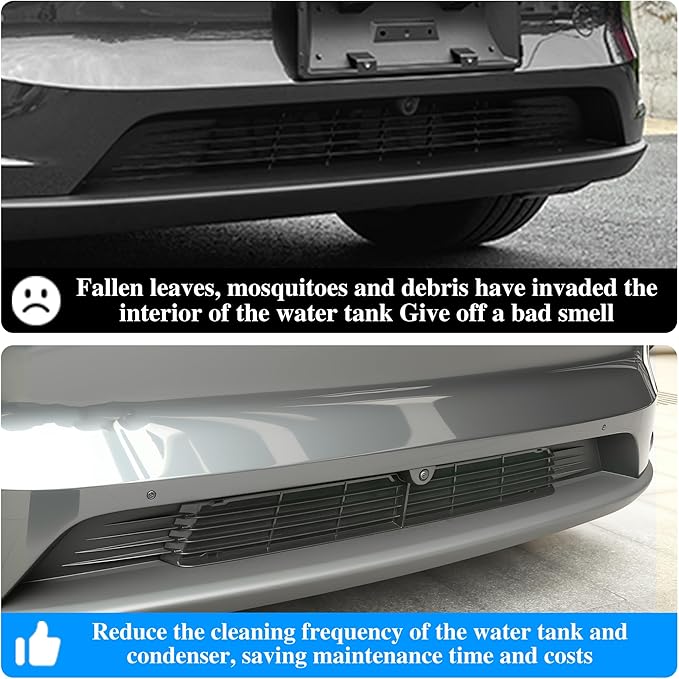 Air filters Grille Mesh Inserts for New 2025 2026 Tesla Model Y Front Air Inlet Vent Grille Cover Replacement for New Model Y Juniper Accessories (Not fit 2026 Standard & Performance)
