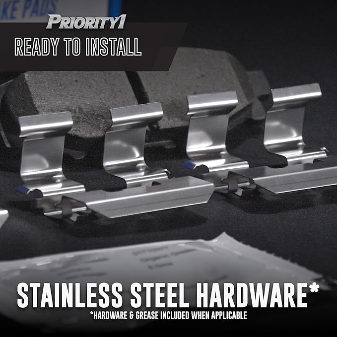 Bendix Priority1 CFC2271 Ceramic Rear Brake Pads for Select Models Mercedes-Benz A35 AMG,CLA35 AMG,CLA45 AMG,CLA200,CLA250,GLA35 AMG,GLA45 AMG,GLA250,GLB35 AMG,GLB250