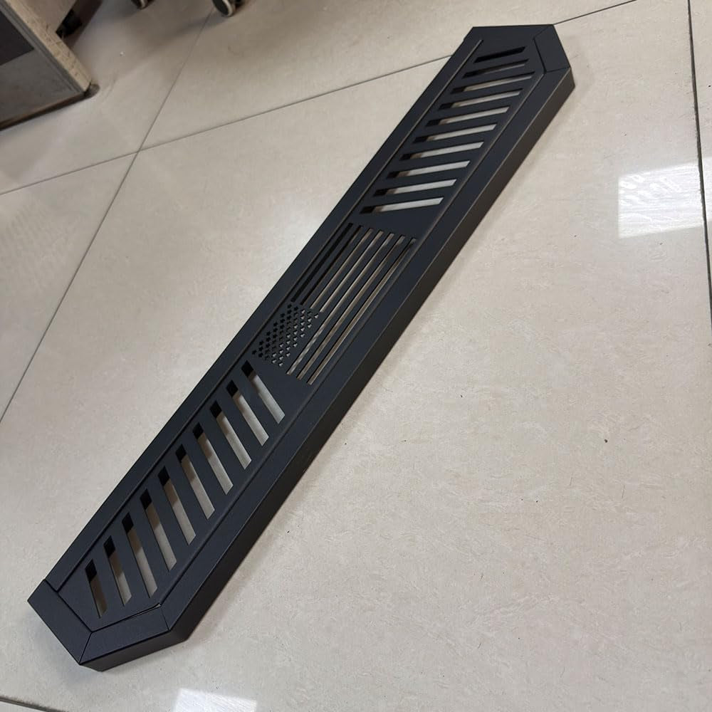4Pcs Running Boards Fit for Tesla Cybertruck, Upgrade 800Lbs Load Capacity, Heavy-Duty Carbon Steel Side Steps for Cybertruck 2024 2025, with Brackets (Matte Black)