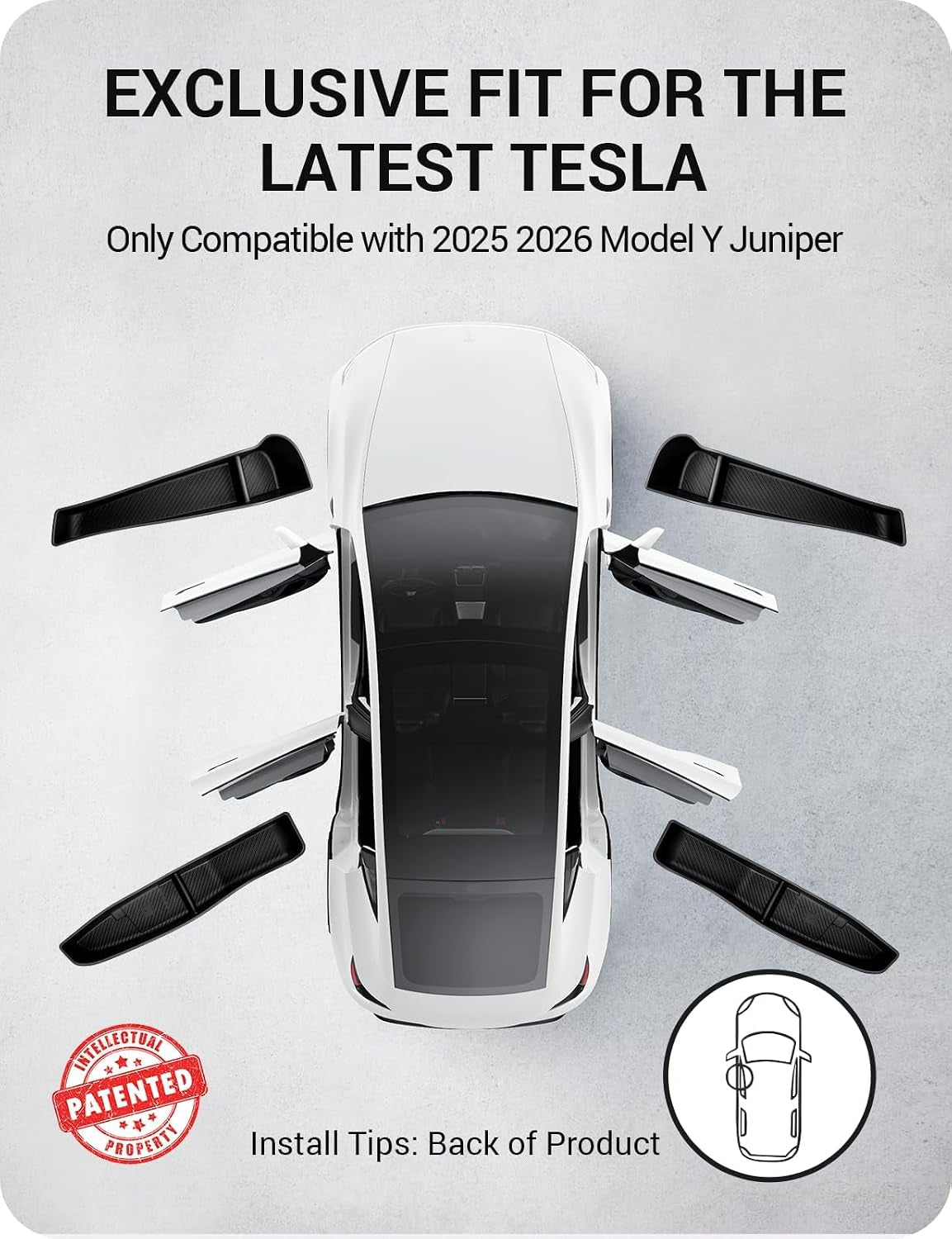 for 2026 2025 Tesla Model Y Juniper Model Y L Door Side Storage Box
