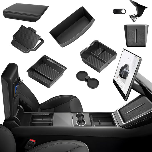 10PCS Console Organizer for Tesla Model Y Accessories 2026 2025