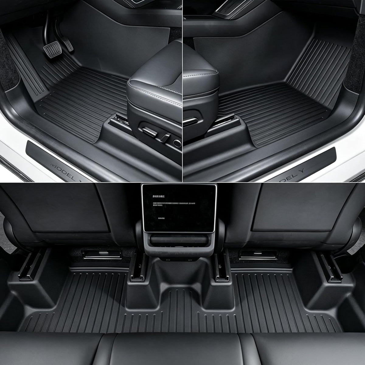 11PCS Floor Mats for 2025-2026 Tesla Model Y Juniper