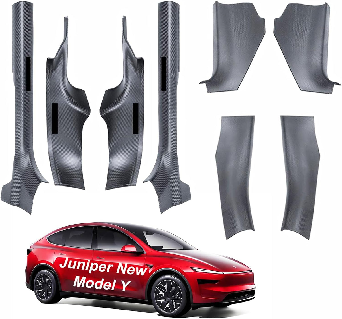 8PCS Door Sill Protector for Tesla Model Y Juniper 2025 2026