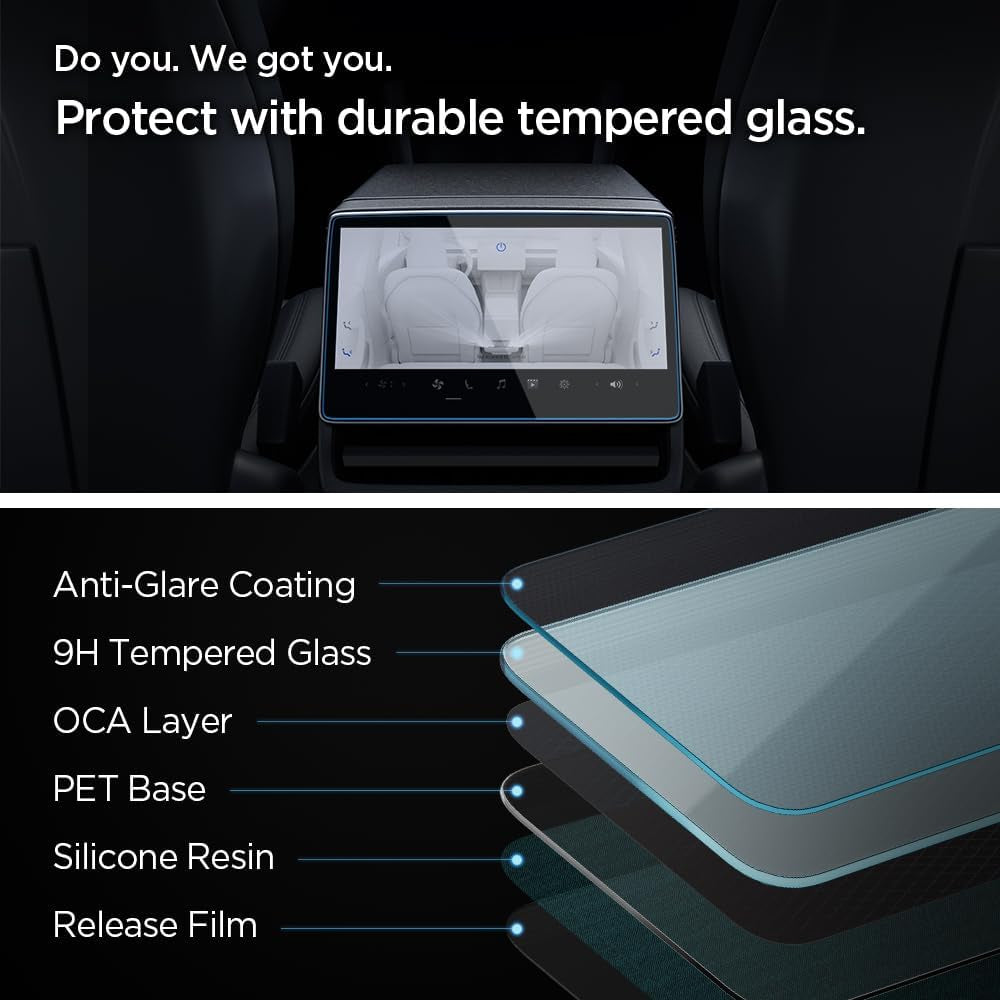Screen Protector Matte for Model 3 (2024-2026), Model Y (2025-2026)