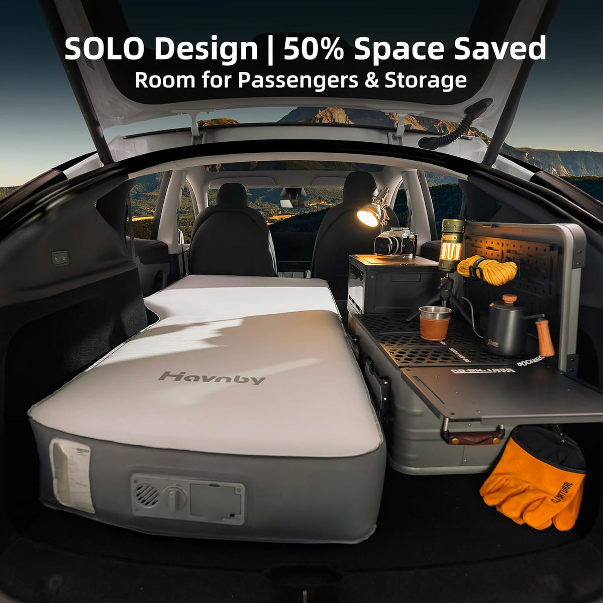 Flatcore 6.7-Inch Solo Backseat Foam Mattress for Tesla Model Y