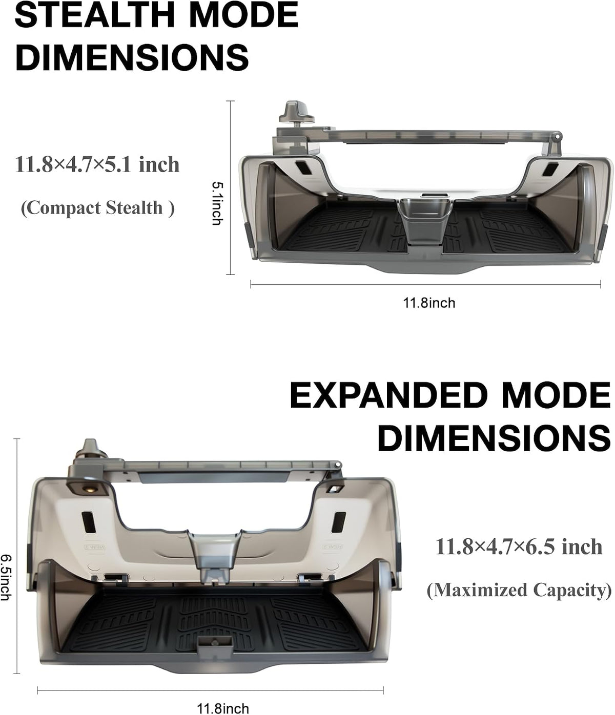 Hidden under Screen Storage for Tesla Model Y Model 3 2026-2016