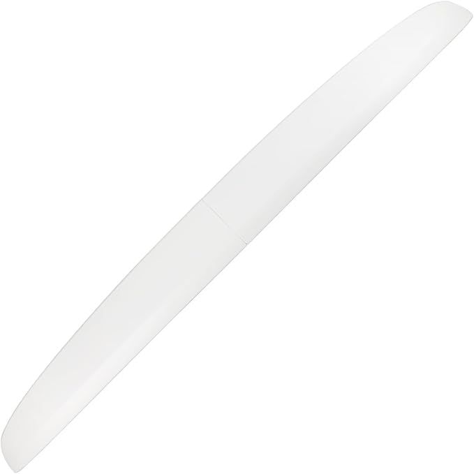 KKTR-CAR Dashbooard Cover 2pcs ABS Dashboard Panel Trim Cover Sticker Compatible with Tesla Model Y Juniper 2025 2026 Model 3 Highland 2024-2026 (Matte White)