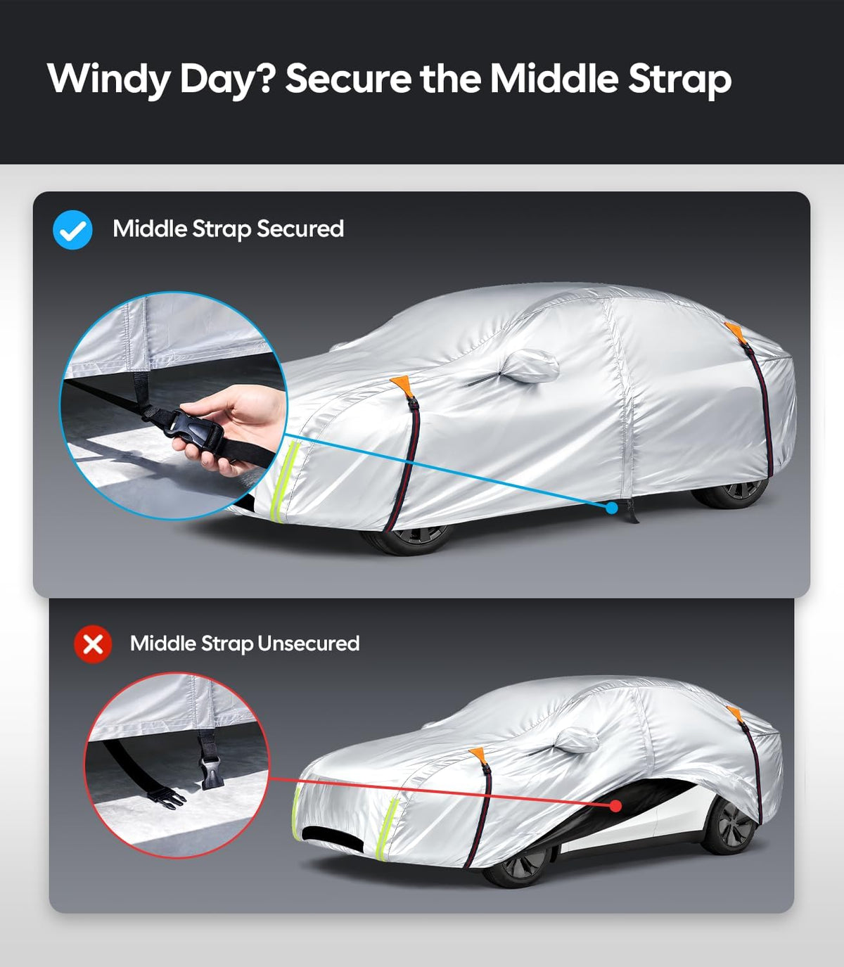 Tesla Model Y Car Cover 2020-2026, Custom Fit UV Protection