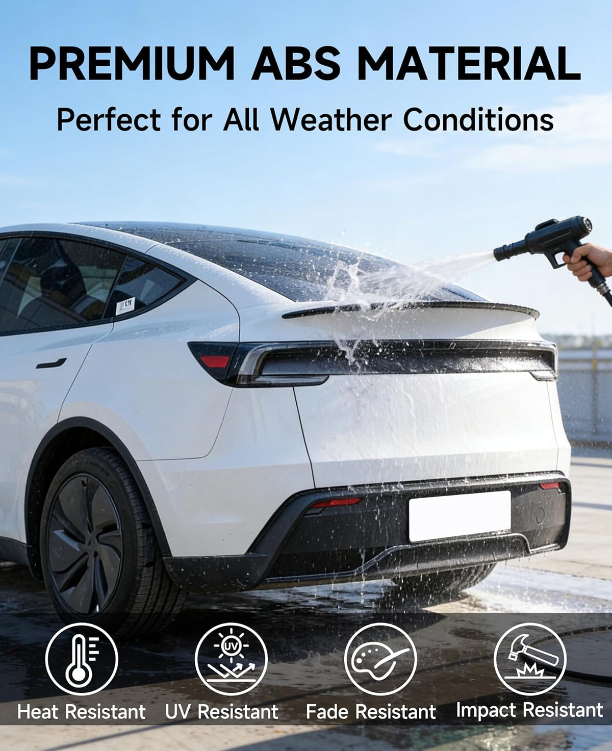 Rear Spoiler Compatible with Tesla Model Y Juniper 2025-2026