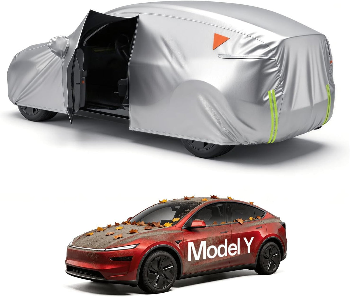 Tesla Model Y Car Cover 2020–2026, 100% Waterproof All-Weather