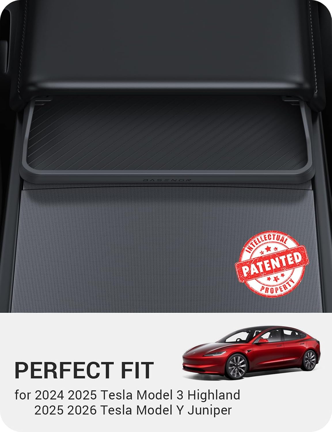 Center Console Sunglasses Holder for 2026 Tesla Model Y/Yl/Model 3