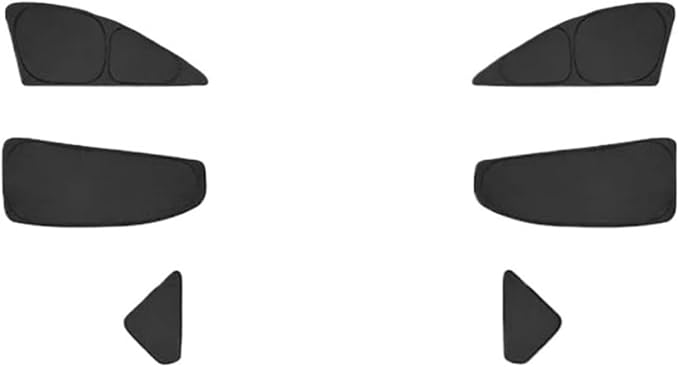Compatible with 2016-2024 Tesla Model 3 Highland Sunshade Side Windows Rear Windshield Sun Shades Reflective Covers Sunproof UV Rays Privacy(6PCS Side Window)