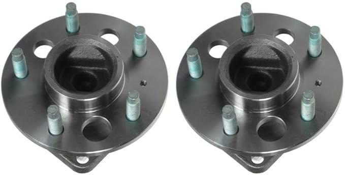 TRQ 2 Piece Rear Wheel Bearing & Hub Assembly Set Compatible with 1997-2003 Buick Century 1996 Regal 1996-2001 Chevrolet Lumina 1996-1999 Monte Carlo 1997 Oldsmobile Cutlass Supreme