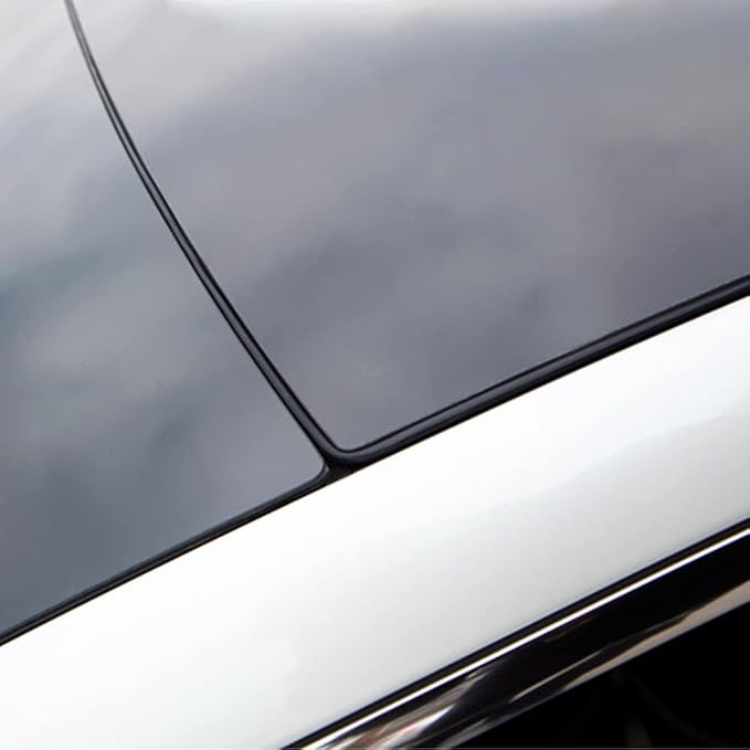 Windshield & Roof Wind Guard Noise Lowering Reduction Kit Quiet Seal Strip Compatible with Tesla Model Y