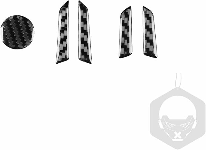 Carbon Fiber Sticker Car Manual Seat Adjustment Button Panel Car Interior Trim Compatible with Tesla Model 3 2024 2025 Accessories Decorative Sticker