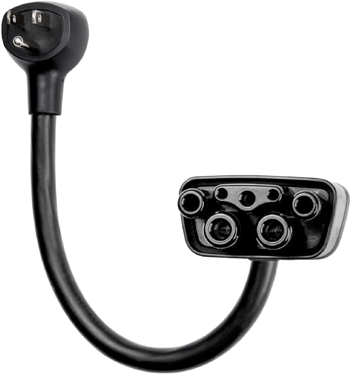 LENZ NEMA 5-15 Adapter: Compatible ONLY with Tesla Mobile Charger Gen 2 & 3, This Adapter Plugs into Your 120 V 5-15 Outlet at 12 Amps (Verify Before Purchase), 14-Inch Length