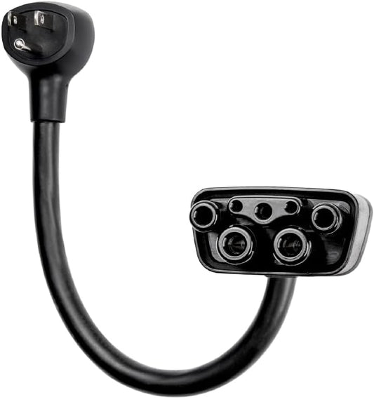 LENZ NEMA 5-15 Adapter: Compatible ONLY with Tesla Mobile Charger Gen 2 & 3, This Adapter Plugs into Your 120 V 5-15 Outlet at 12 Amps (Verify Before Purchase), 14-Inch Length