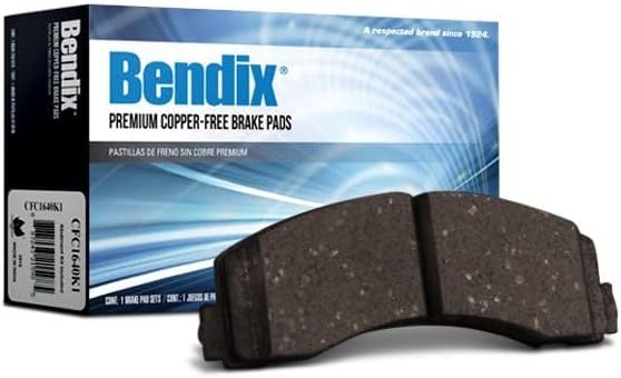 Bendix Priority1 CFC998 Ceramic Rear Brake Pads for Chrysler Pacifica 2008-2004