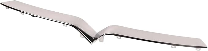 Front Upper Grille Trim, Chrome ABS Plastic, Compatible with Tesla Model X 2016-2020, ABS Silver,OEM 1047022-00-D