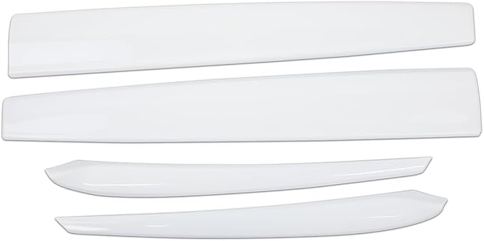 Matte White Dashboard Cover and Front Door Cover Compatible with Tesla Model 3（2021-2023） and Model y（2019-2024 (Matte White)