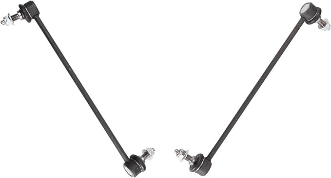 TRQ Front Driver and Passenger Side Sway Bar Link Set 2 Piece Compatible with 15-19 Hyundai Sonata Limited SE Eco Sport SEL 15-18 Hyundai Sonata Sport 2.0T 16-20 Kia Optima EX LX LX 1.6T S SX