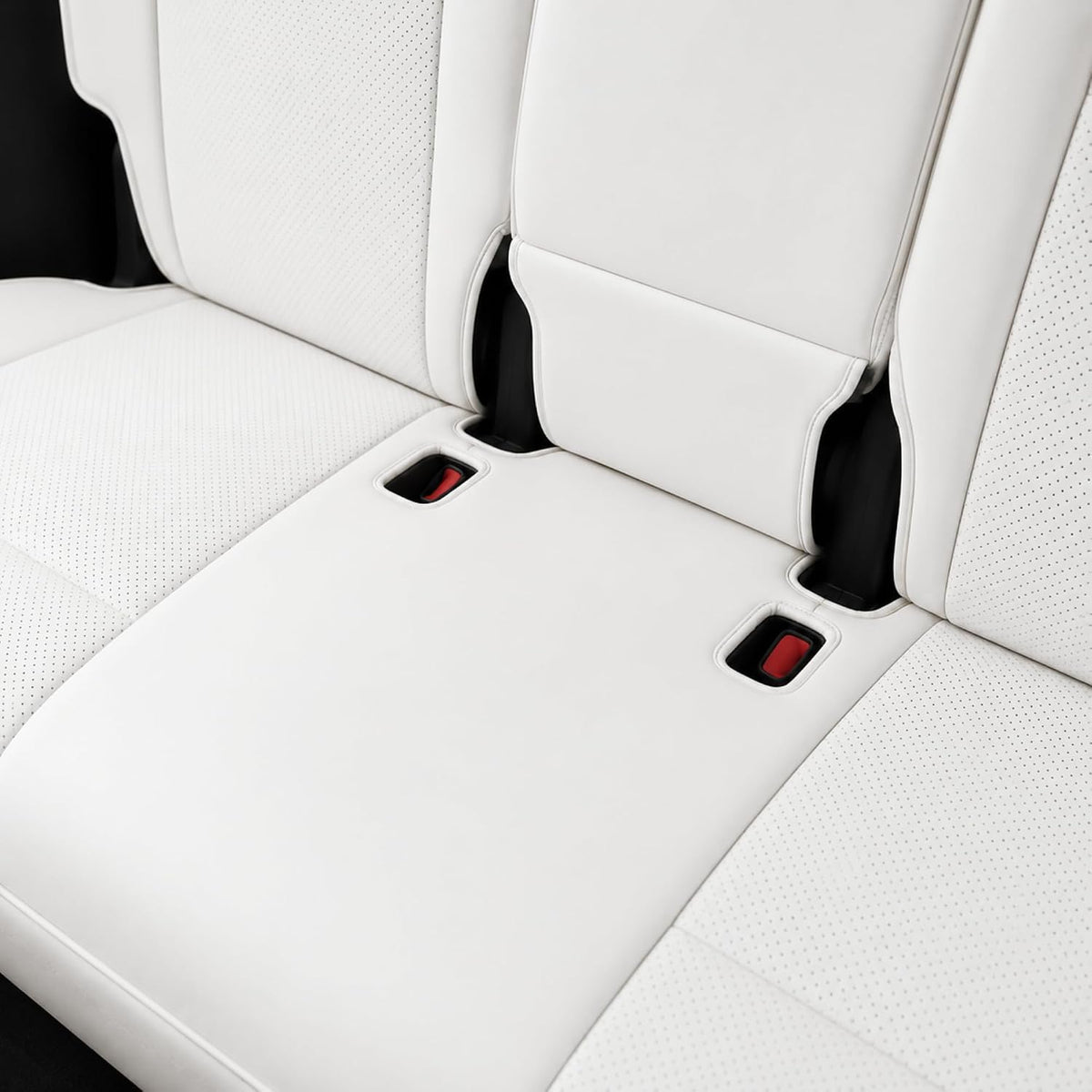 Tesla Model Y Seat Cover 2025 2026 Full Set (Half‑Pack White)