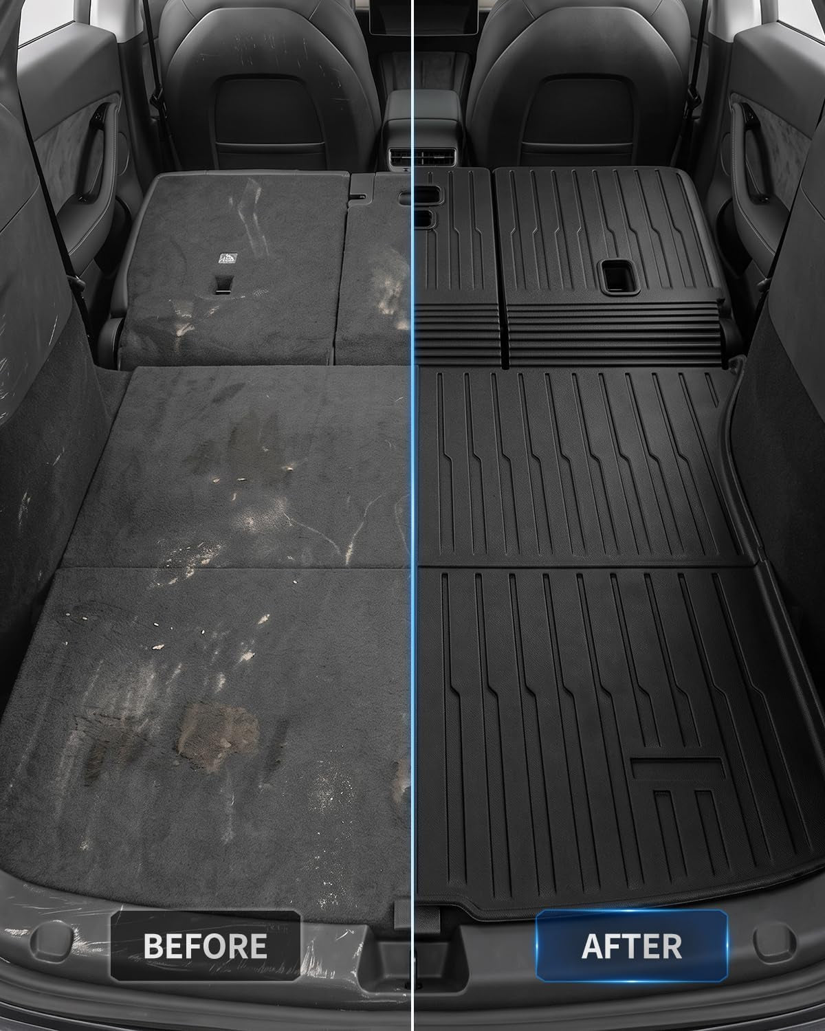 Tesla Model Y Trunk Mat for Juniper 2025-2026 All Weather Floor Mats Liner