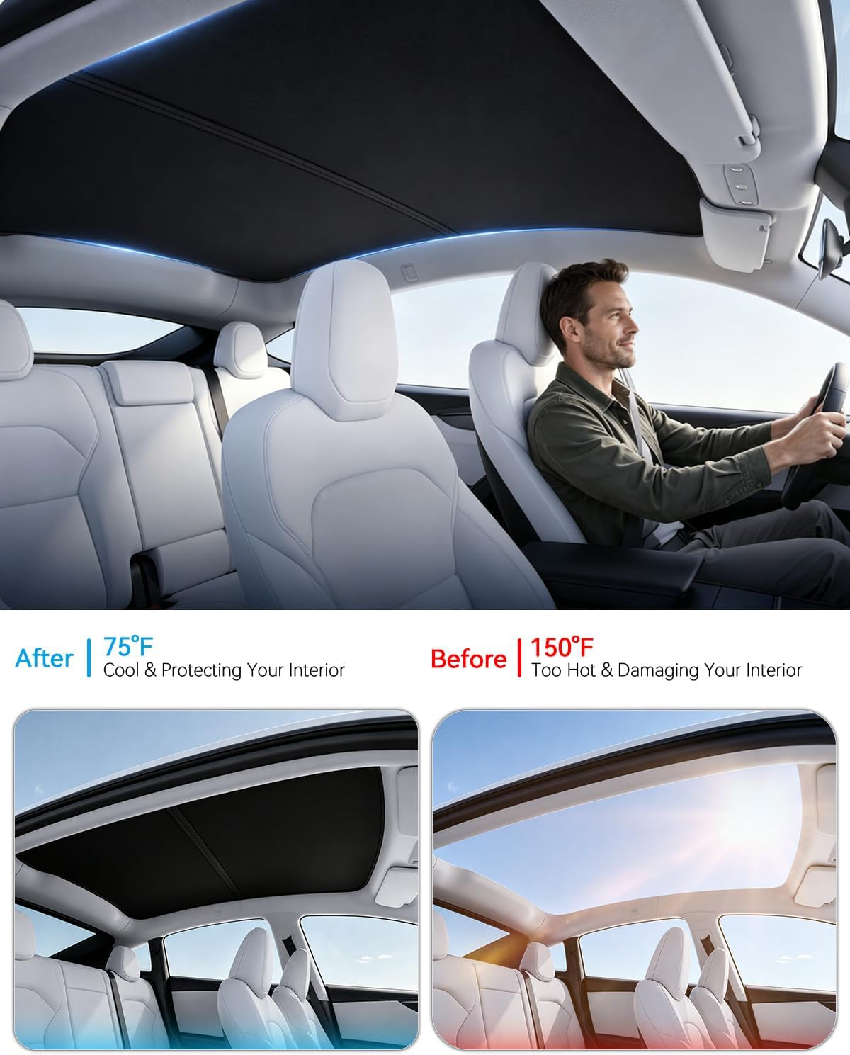 2026 Tesla Model Y Juniper Sunshade Roof, Tesla Model Y Juniper Accessories
