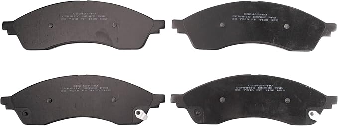 TRQ Front Brake Pads Ceramic Compatible with 2022-2023 Ford Edge 2021-2022 Lincoln Nautilus