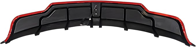 for 2017-2023 Tesla Model 3 Rear Diffuser w/LED Brake Light, Model 3 Rear Bumper Lip, Tesla Model 3 Diffuser Valance Panel Accessories (Gloss Black)