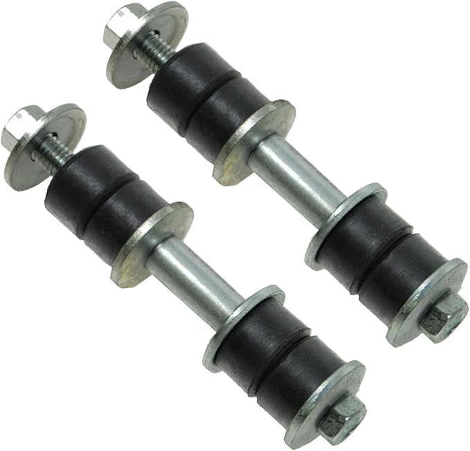 TRQ Rear Sway Bar Stabilizer Link Set Compatible with 1993-1997 INFINITI J30 1990-2001 Q45 2002-2007 Mitsubishi Lancer 1997-2023 Mirage 2017-2023 Mirage G4 1989-1998 Nissan 240SX 1990-1996 300ZX