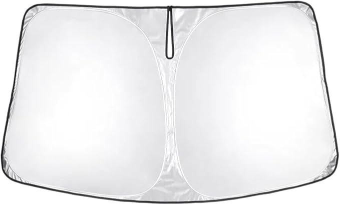 T TGBROS Windshield Sun Shade Custom Fit for 2016-2023 2024 Mazda CX9 CX-9 Accessories Foldable Sun Shield Reflective Polyester Sun Visor Cover Block Heat and Sun Protection