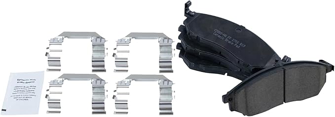 TRQ Premium Posi Ceramic Front Brake Pad LH RH Kit for Nissan Infiniti