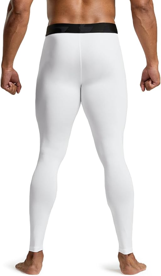 TSLA Men's Compression Pants - Cool Dry Athletic Sports Workout Running Tights Leggings Baselayer