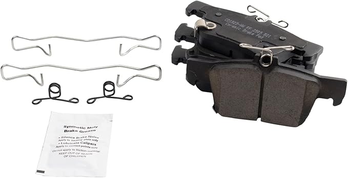 TRQ Rear Brake Pads Ceramic Compatible with 2016-2020 Buick Envision