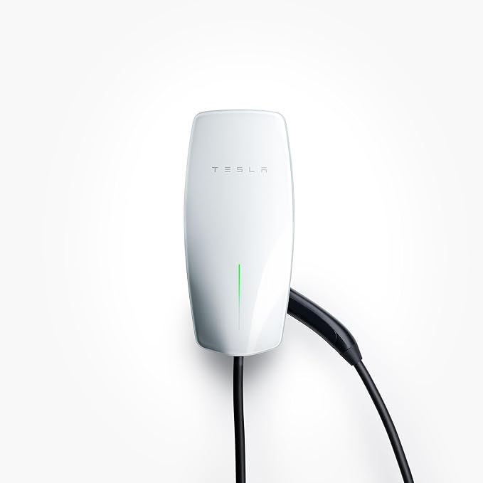 Tesla Universal Wall Connector - Home Electric Vehicle (EV) Charger with Dual Plug Type (NACS + J1772) - Compatible with All North American EVs - Level 2 - up to 48A - Energy Star Partner